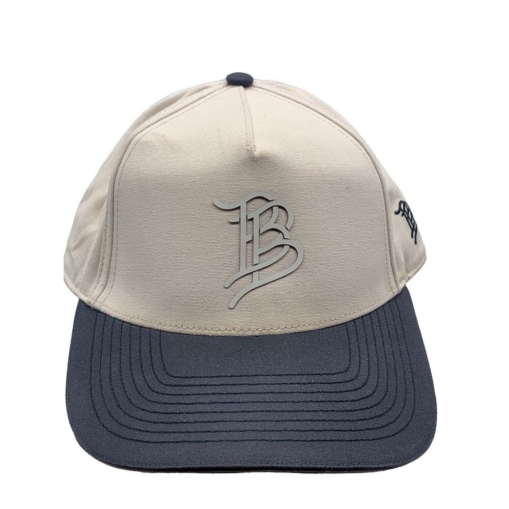 Branded Bills BB Logo 10 Years of Refinement Snapback Hat Cap Cream